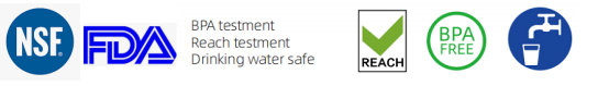 Безбедно црево за воду за пиће од синтетичке гуме БАП